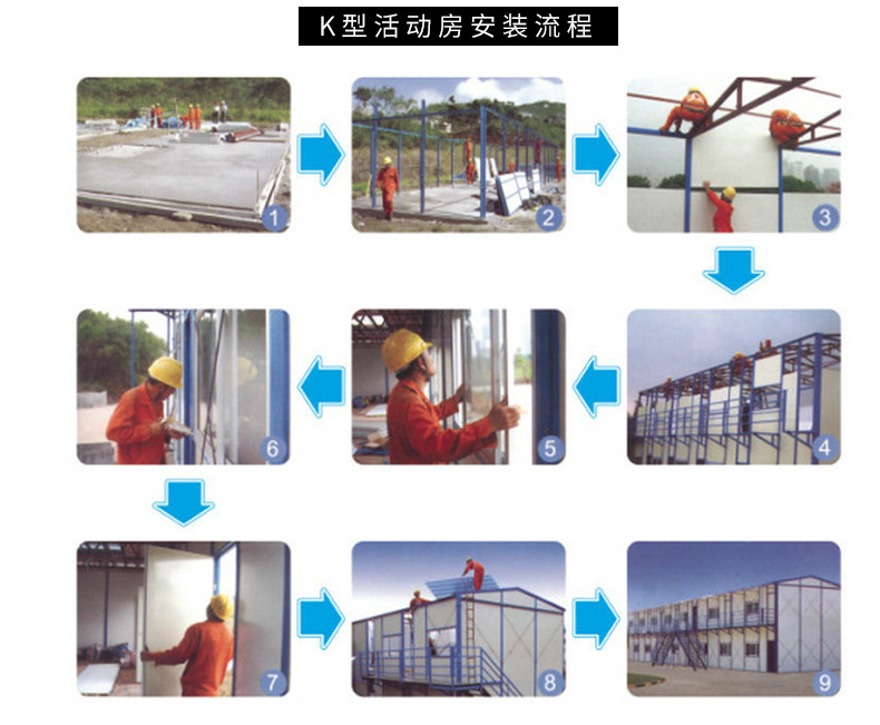 云南活动房_产品展示_K式多层活动房群5
